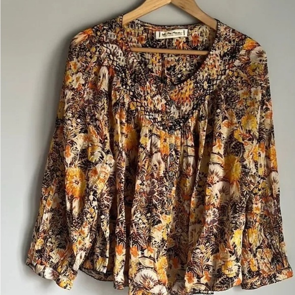 Free People Multicolor Floral Blouse - Picture 5 of 11